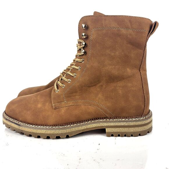 Madden Men's M-elvann Combat Boot Tan Brown Size 12 - Picture 2 of 14